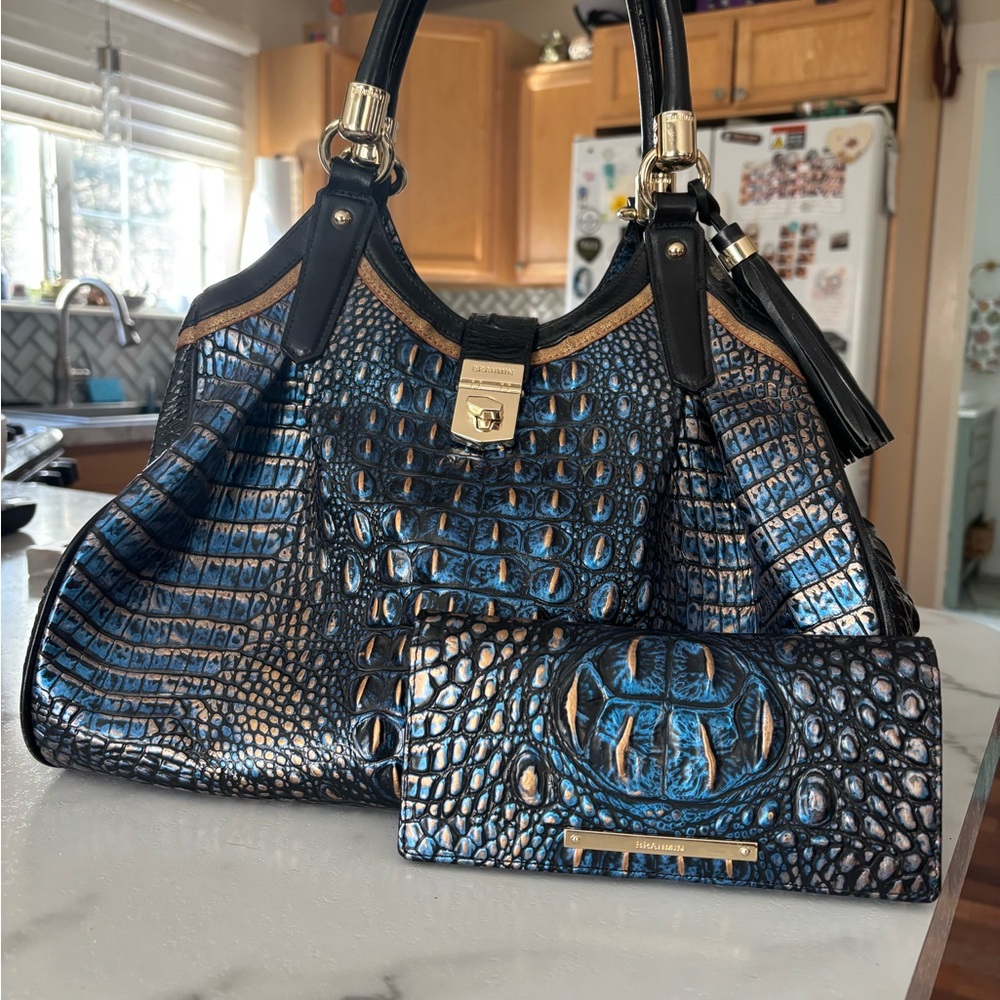 Brahmin Elisa Bag and Wallet Set